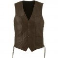 Mens Motorcycle Leather Vest ML 7253