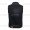Mens Removable Fleece Hoodie Sleeveless Black Denim Jacket