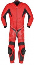 Mens 1 Piece Motorcycle Leather Racing Suit ML 7008