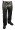 Mens Boot Cut Black Leather Pant ML 7405