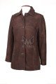 Women Antique Leather Long Coat ML 7462