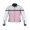 Women Pro Rider Leather Motorcycle Racing Jackets ML 7104 - White/Pink