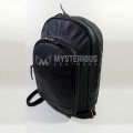 Black Natural Leather Laptop And School Bag