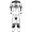 Force 2 Piece Leather Motorcycle Racing Suit ML-7384T - White