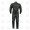 Mens Two Piece Black & Metal Leather Motorcycle Suit ML 7079S1